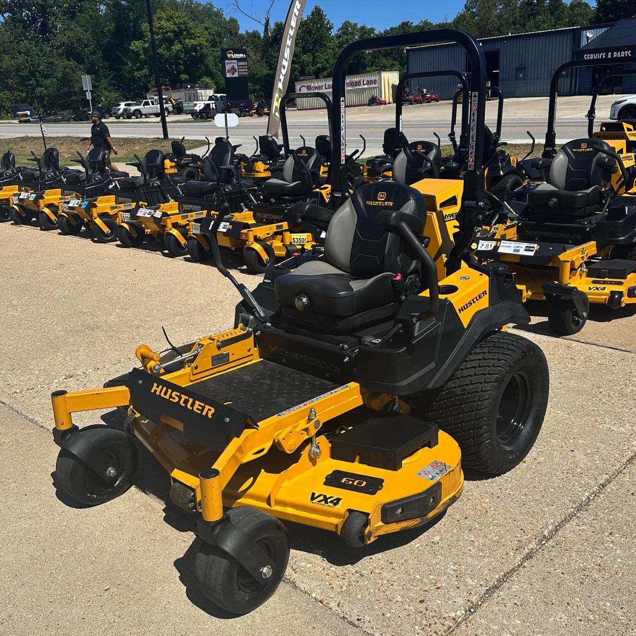 Hustler HyperDrive 60″ Commercial Zero Lawn Mower.  Factory Warranty Remaining!