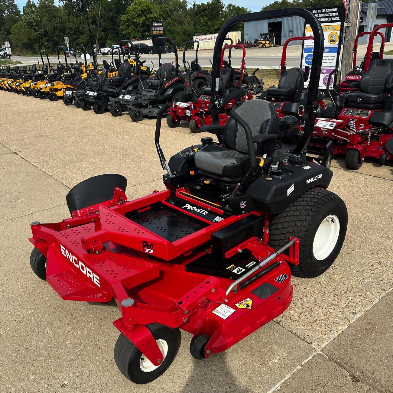 Encore Prowler Commercial 72″ Zero Lawn Mower.  30-Day Guarantee!