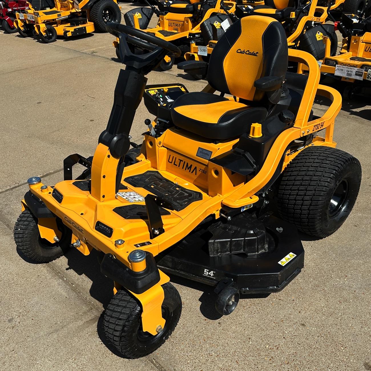 Cub Cadet ZTS2 54″ Steering Wheel Zero Lawn Mower....