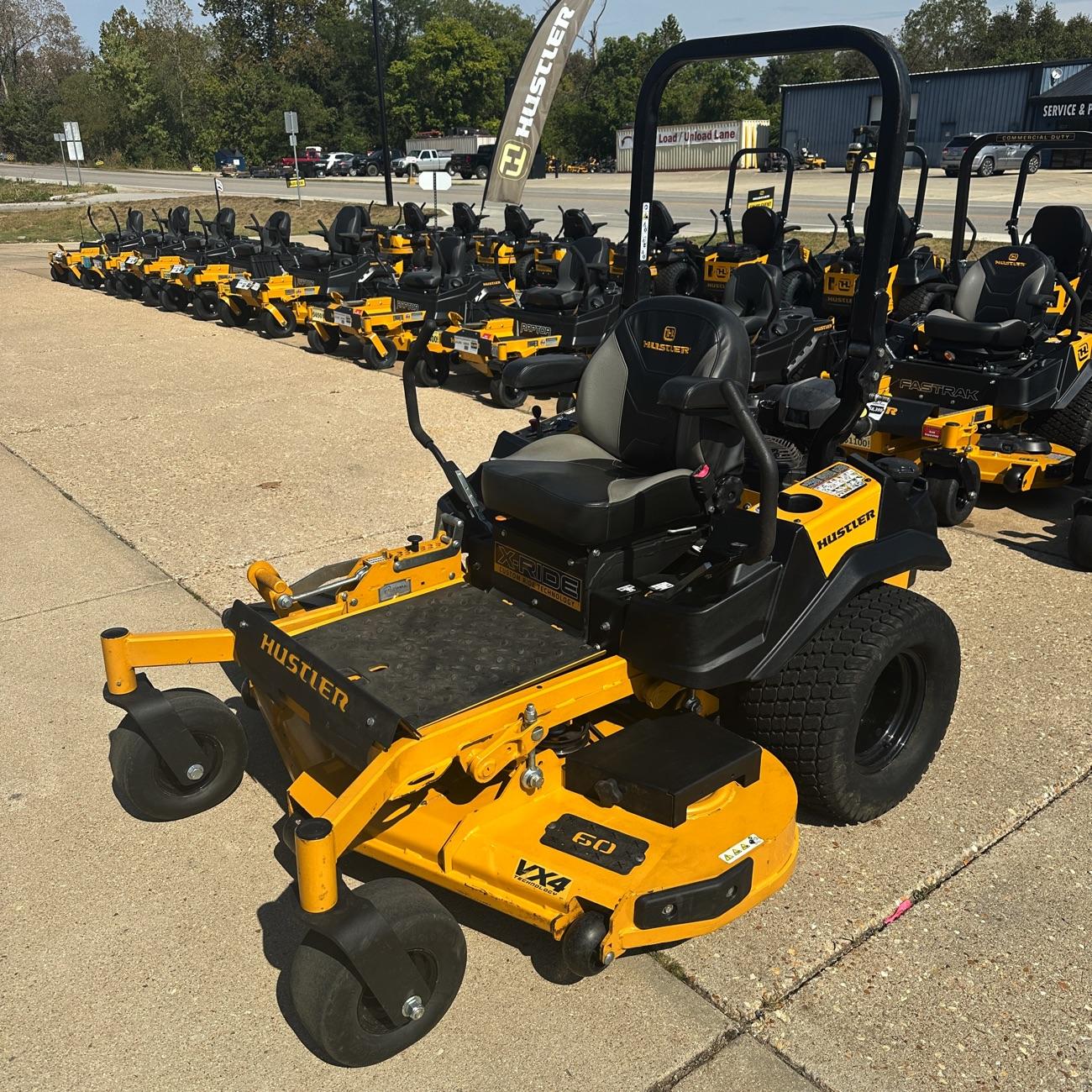 Hustler X-Ride 60″ Commercial Zero Lawn Mower.  Factory Warranty Remaining!