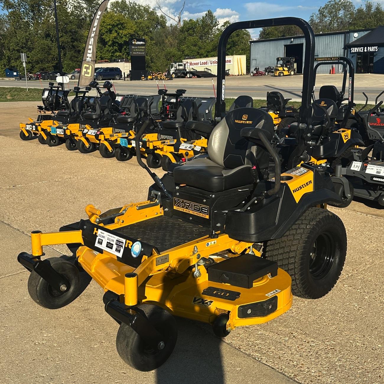 Hustler X-Ride 60″ Commercial Zero Turn Lawn Mower.  Factory Warranty Remaining!