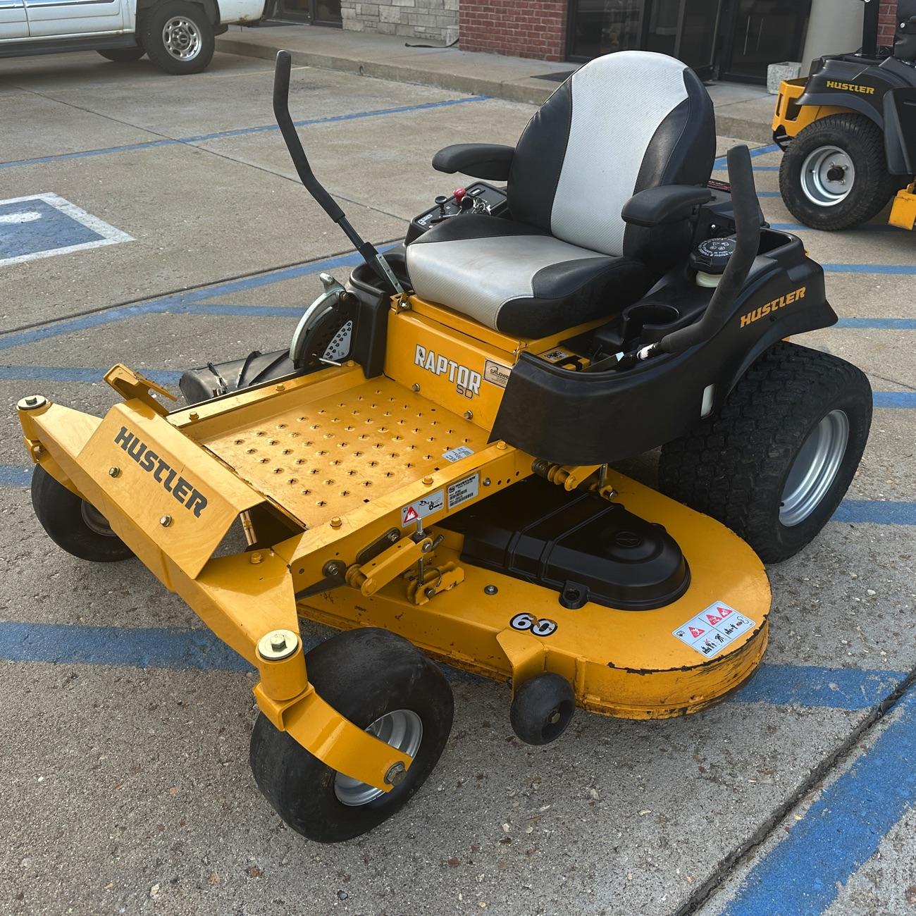 Hustler Raptor SD 60″ Zero Turn Mower — 154 Hours....