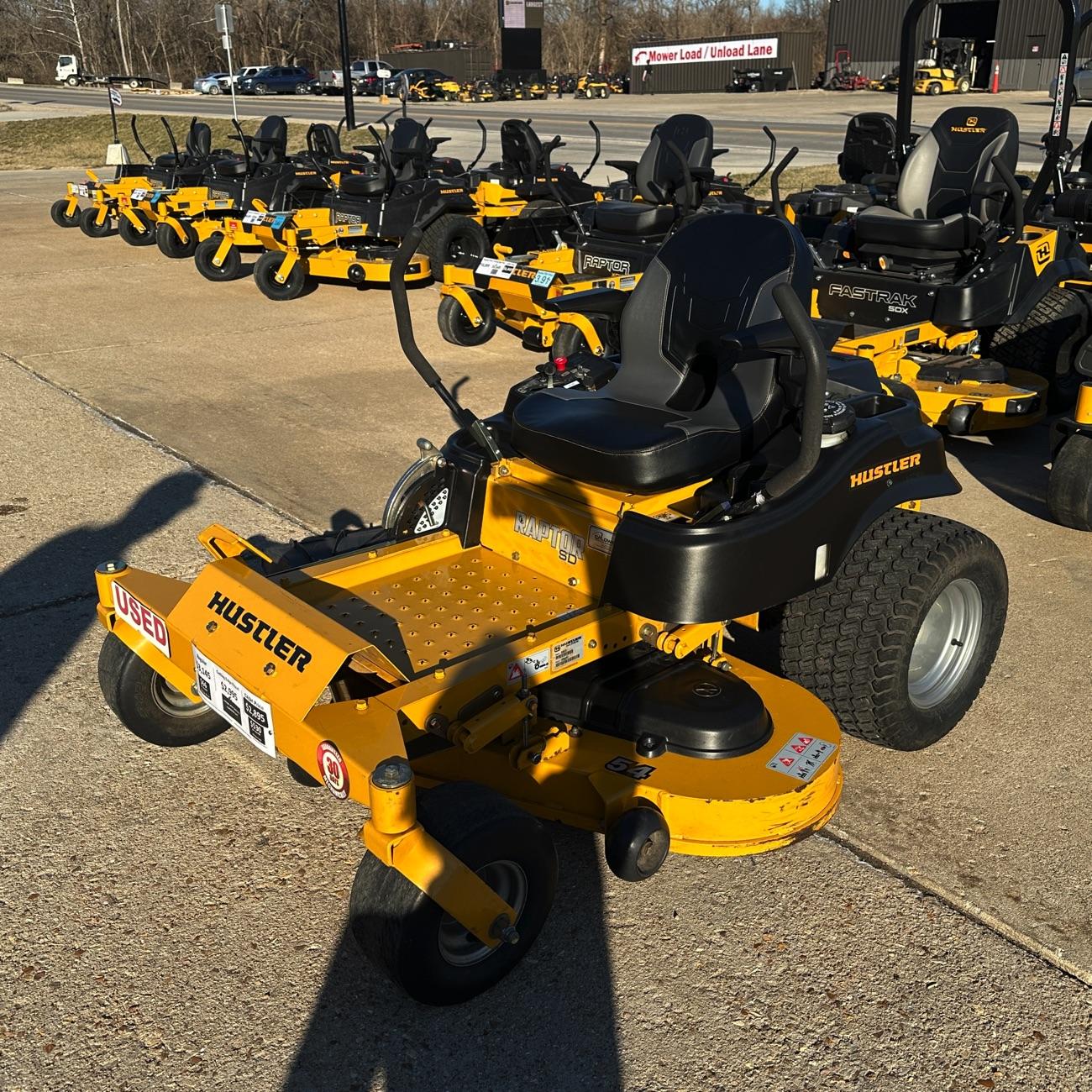 Hustler Raptor SD 54″ Zero-Turn Lawn Mower.  30-Day...