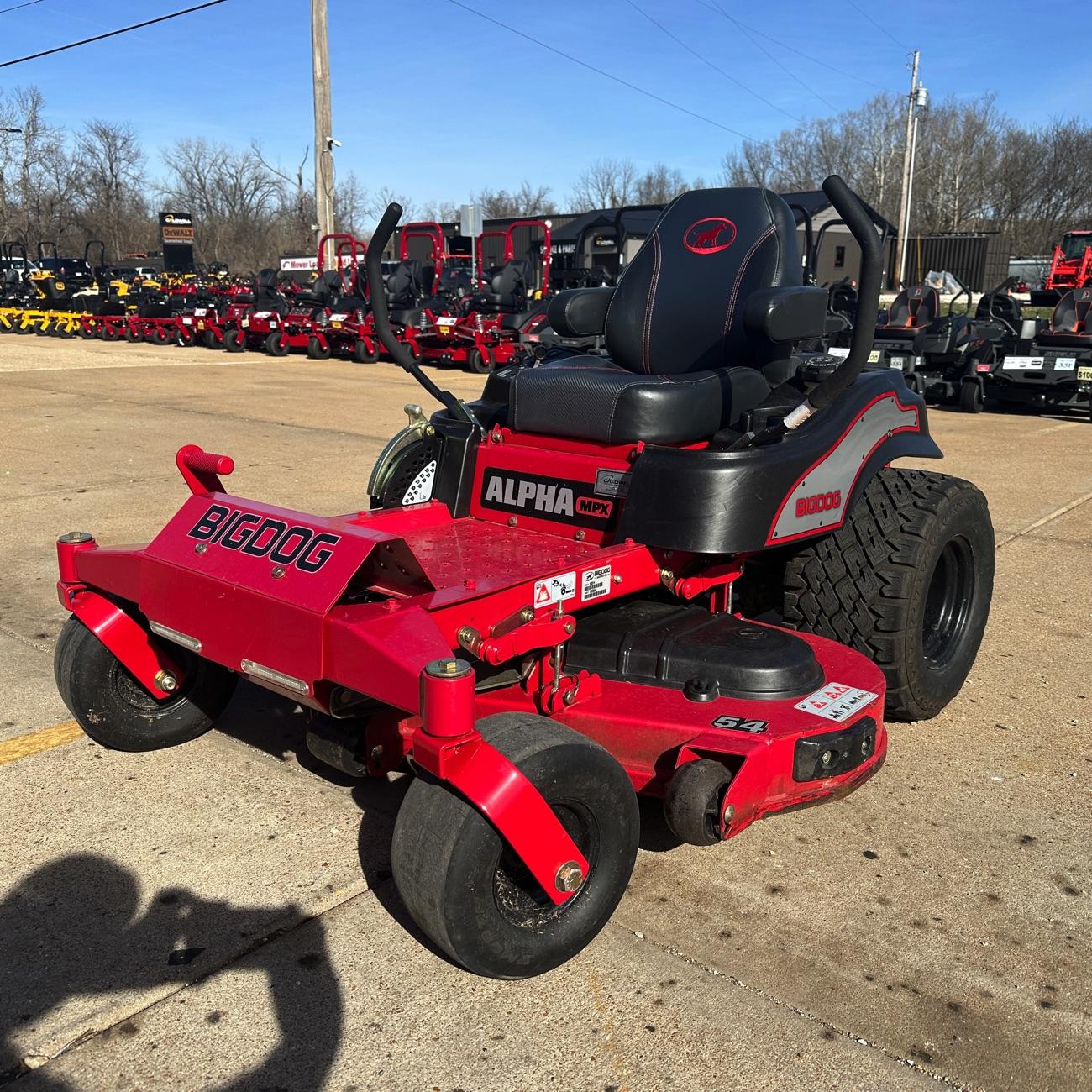BigDog Alpha MPX 54″ Zero-turn Lawn Mower.  30-Day Guarantee!