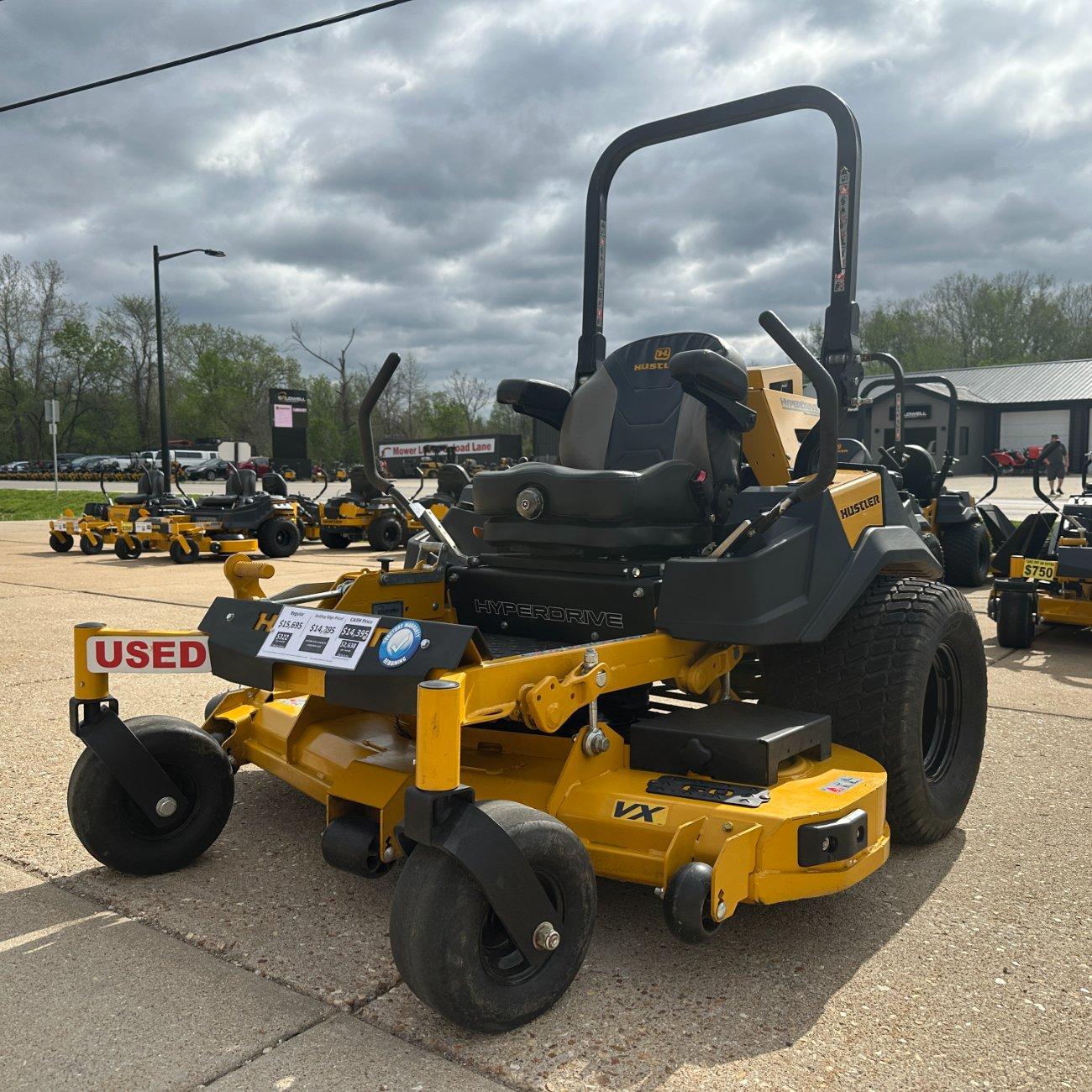 Hustler Hyperdrive 60″ Zero Turn Lawn Mower. Factory...