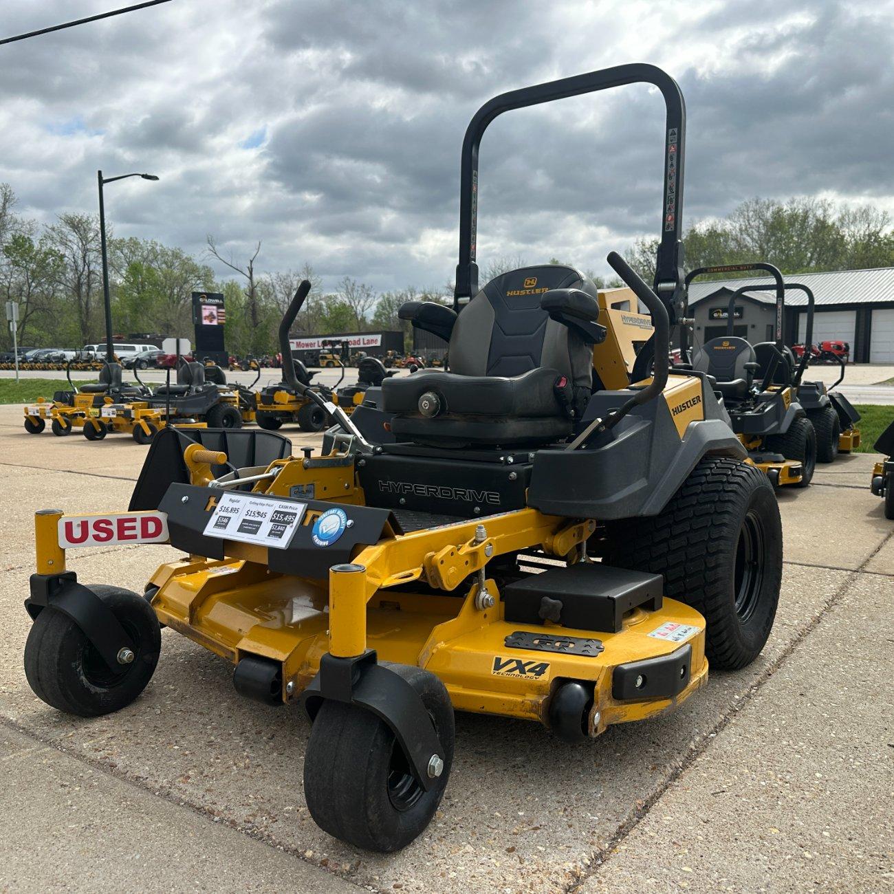 Hustler HyperDrive 60″ OGS Zero Turn Lawn Mower. ...