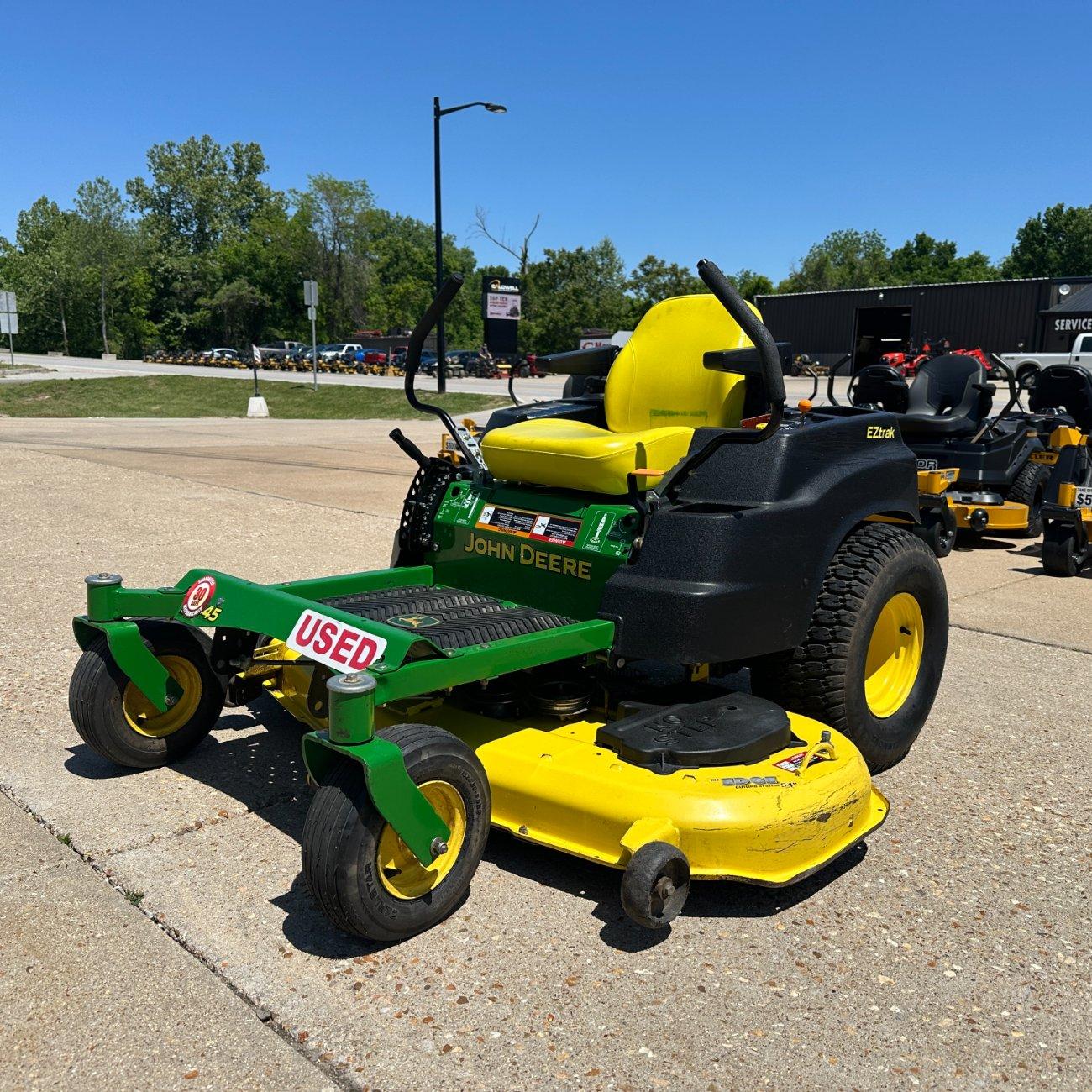 John Deere Z445 54″ Zero-Turn Lawn Mower. 30-Day...