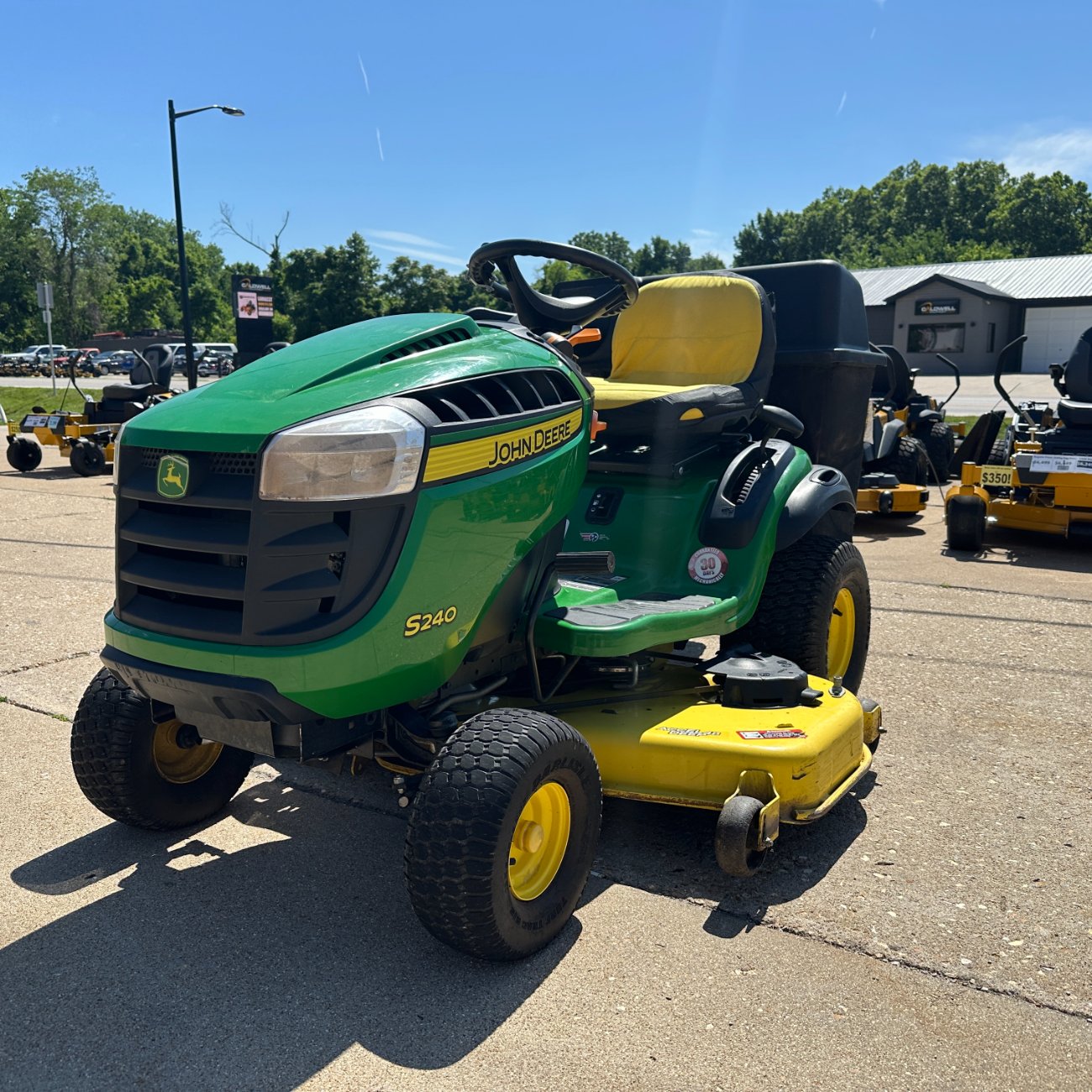 John Deere S240 Riding Lawn Mower with Bagger! 30-Day Guarantee!