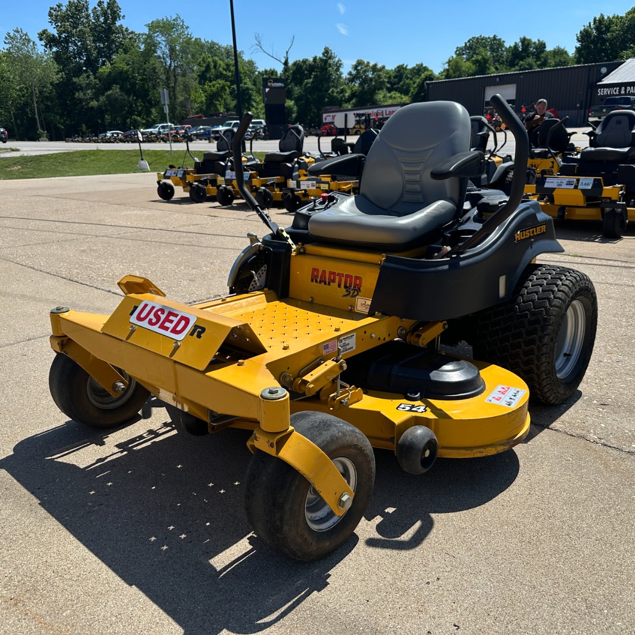 Hustler Raptor SD 54″ Zero Turn Lawn Mower. 30-Day...