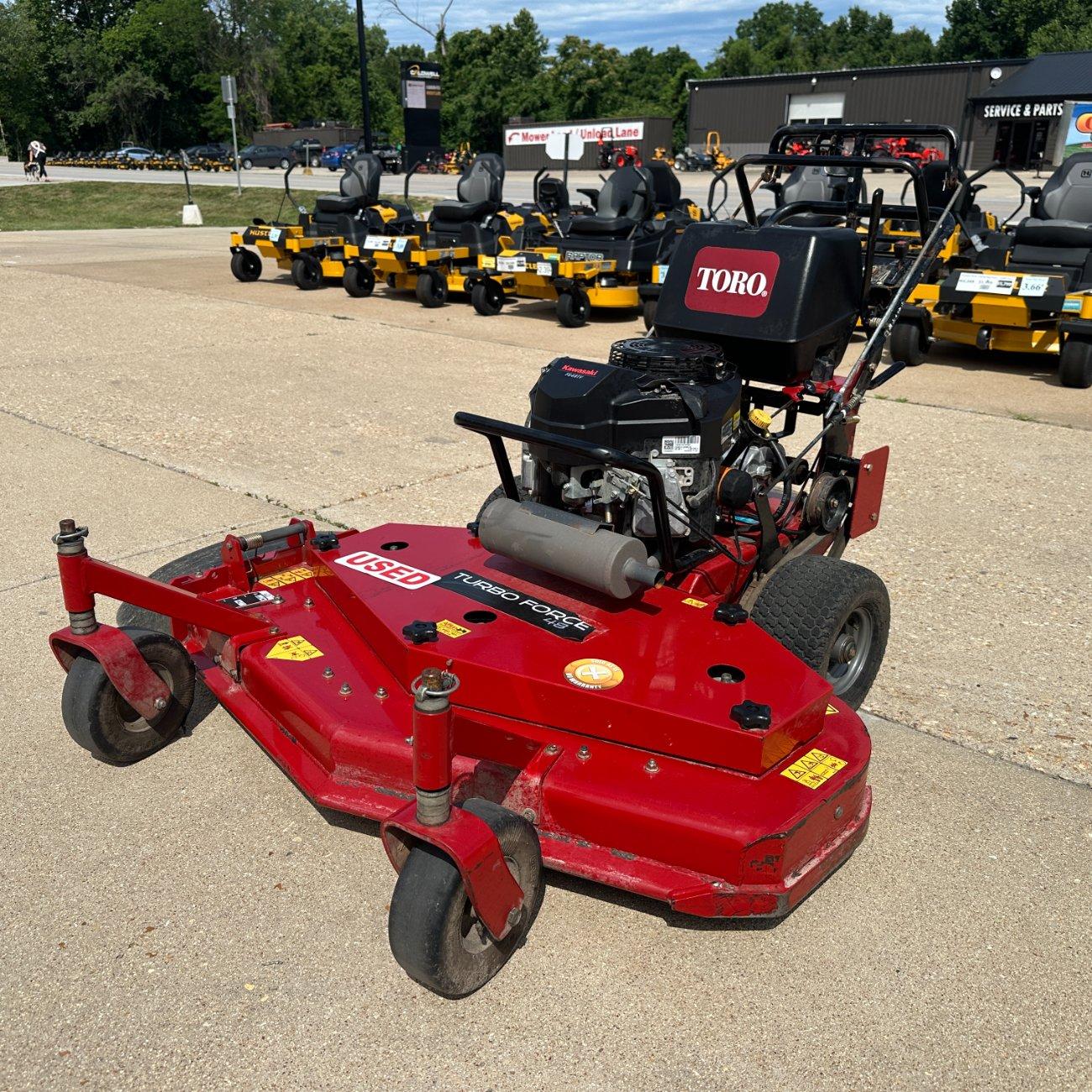 AS IS Toro Turbo Force 48″ Walk-Behind Lawn Mower. Financing Available!