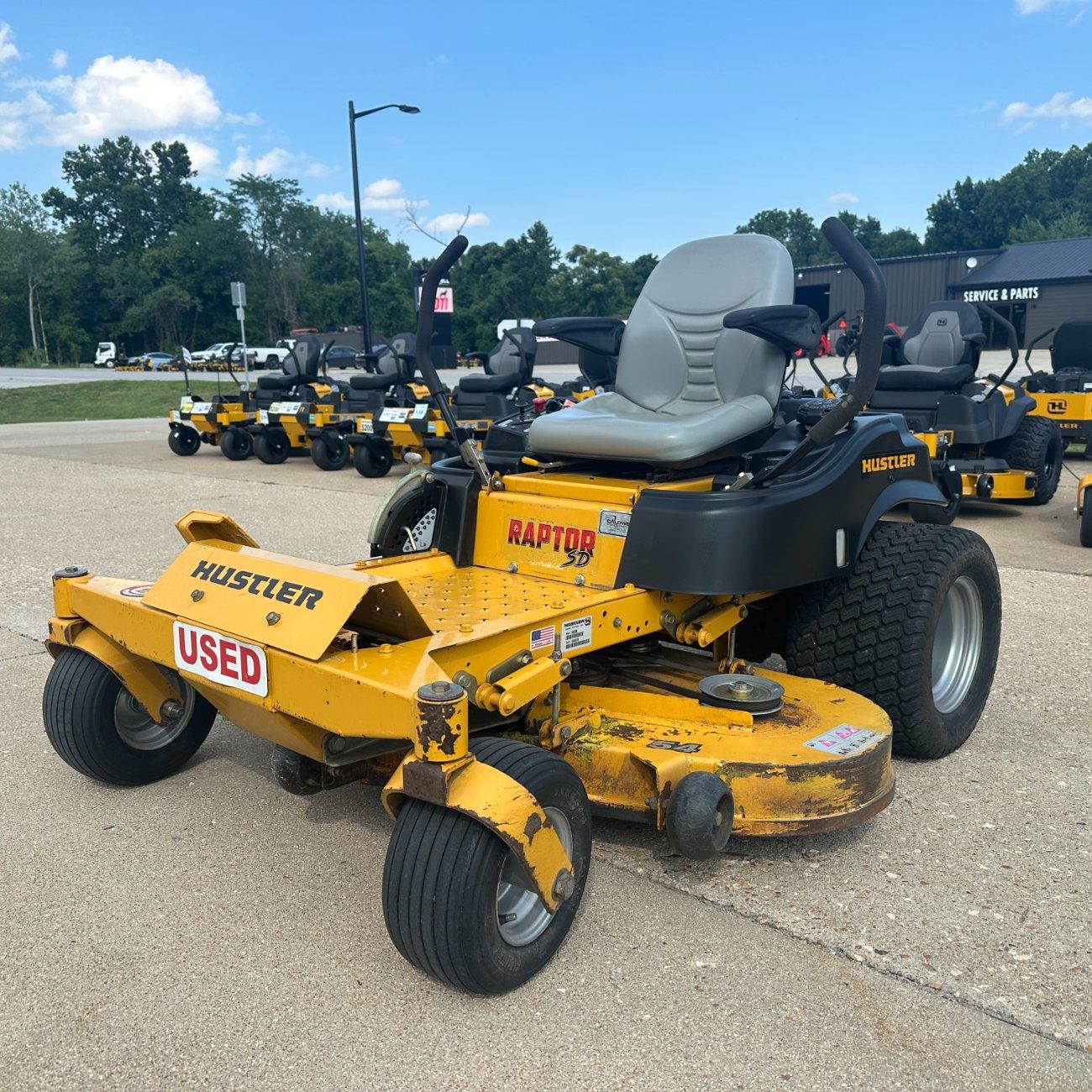 Hustler Raptor SD 54″ Zero Turn Lawn Mower. 30-Day...