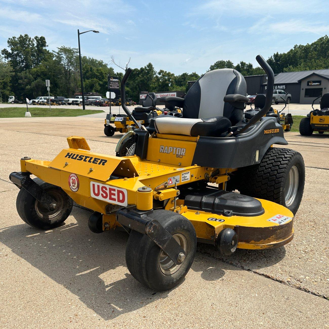 Hustler Raptor SD 60″ Zero Turn Lawn Mower. 30-Day...