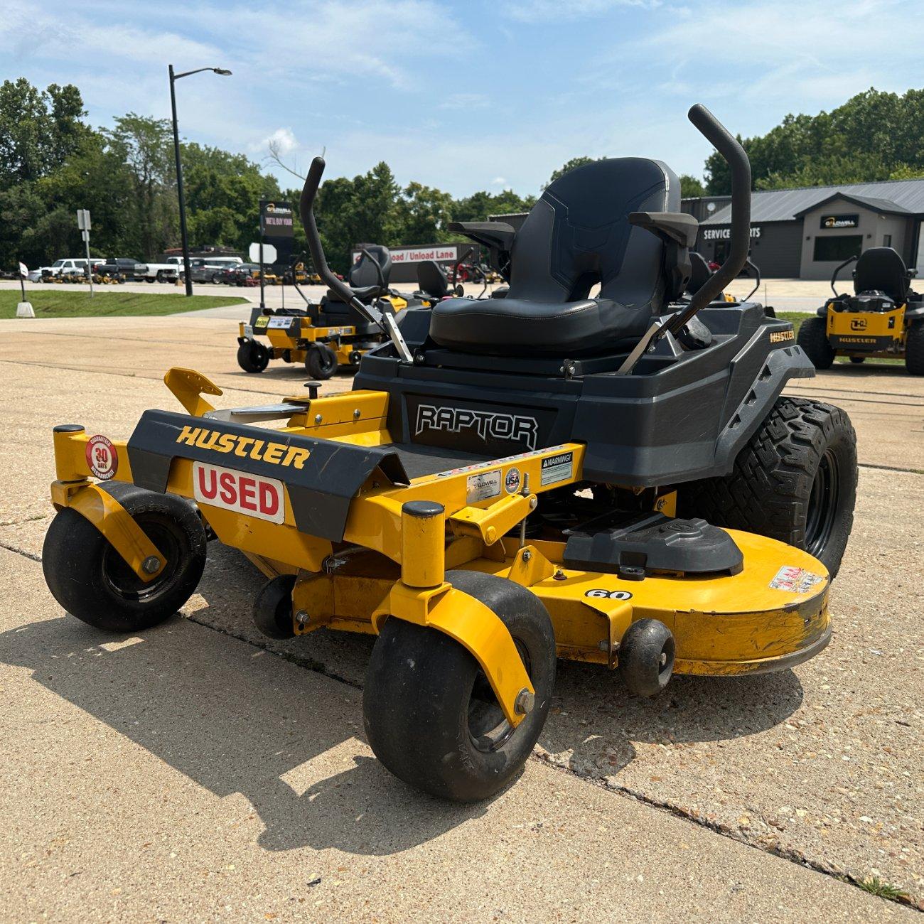 Hustler Raptor XD 60″ Zero Turn Lawn Mower. 30-Day...