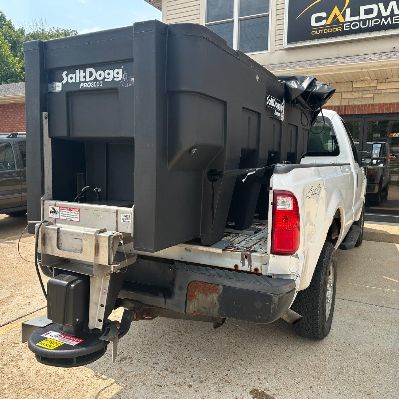 SaltDogg® PRO3000 — 3.0 Cu. Yd. Electric Poly Hopper...