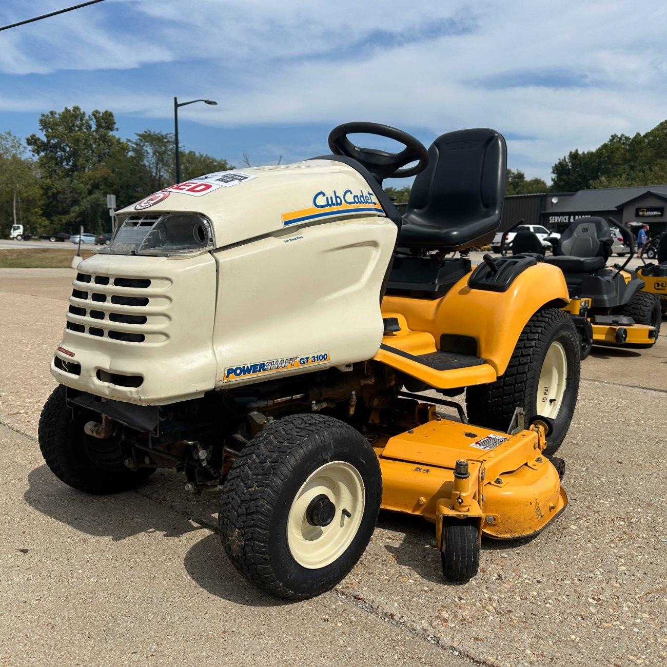 Cub Cadet GT 3100 54″ Riding Lawn Mower. 30-Day Guarantee!